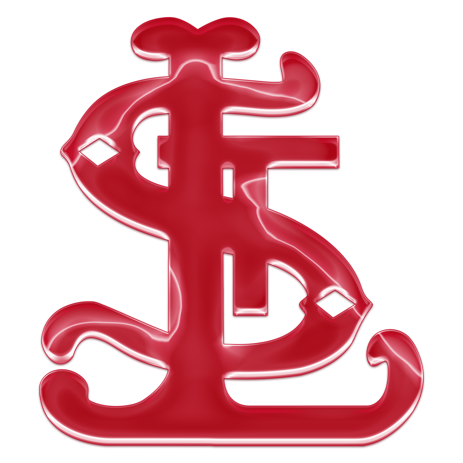 St. louis Cardinals Crystal Logo iron on paper